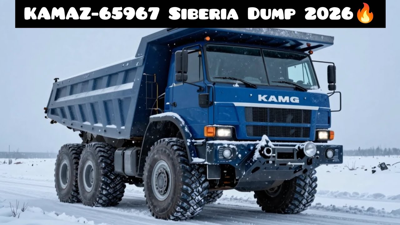 KAMAZ-65967 Siberia Dump 2026 — ЛЕДЯНОЙ ЗВЕРЬ СИБИРИ | СУПЕРСАМОСВАЛ НОВОГО ПОКОЛЕНИЯ