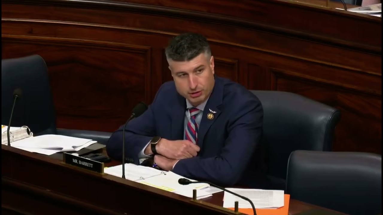 Congressman Barrett discusses FRAUD Act in committee markup