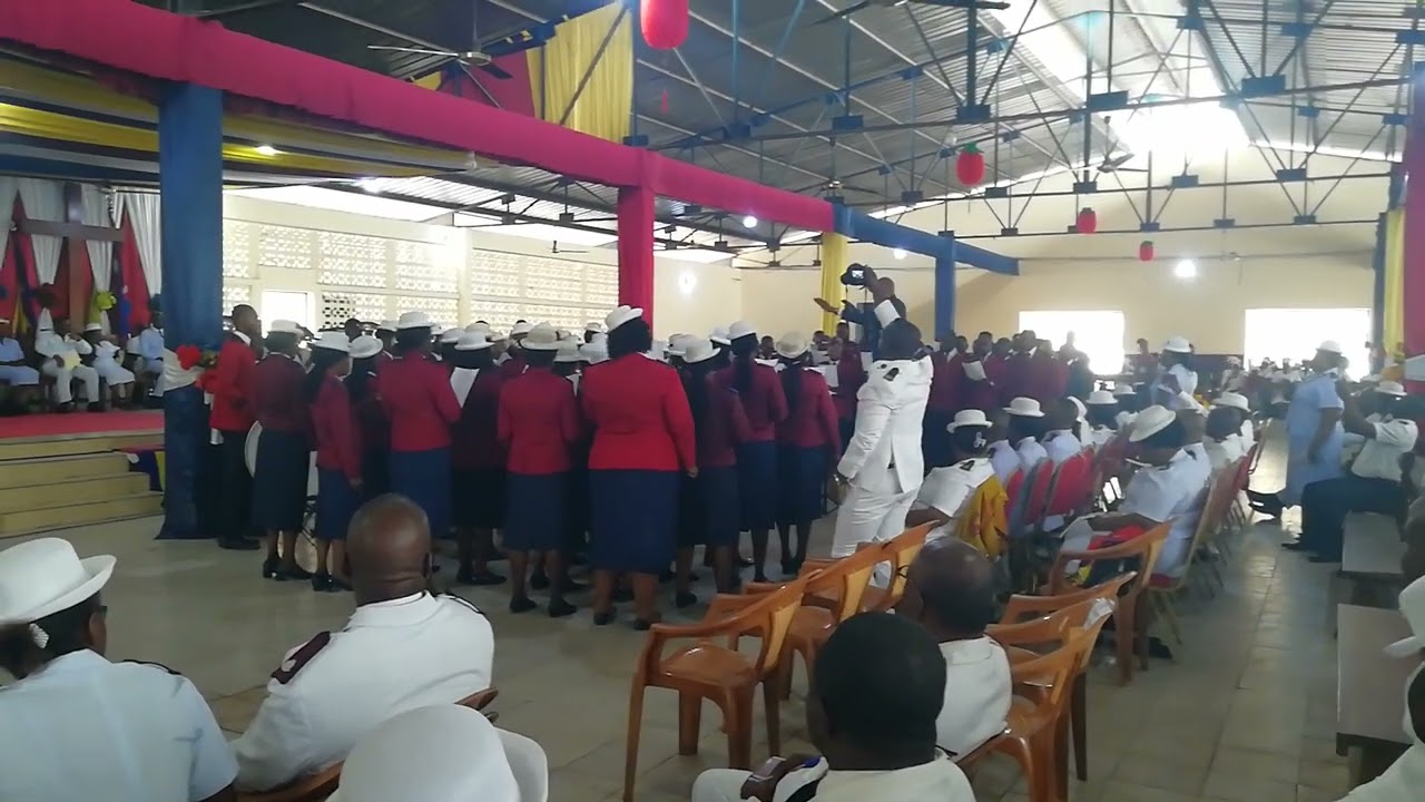 Salvation Army Congo territory Brazzaville songs of the territorial choir God bless the land 🙏🙏