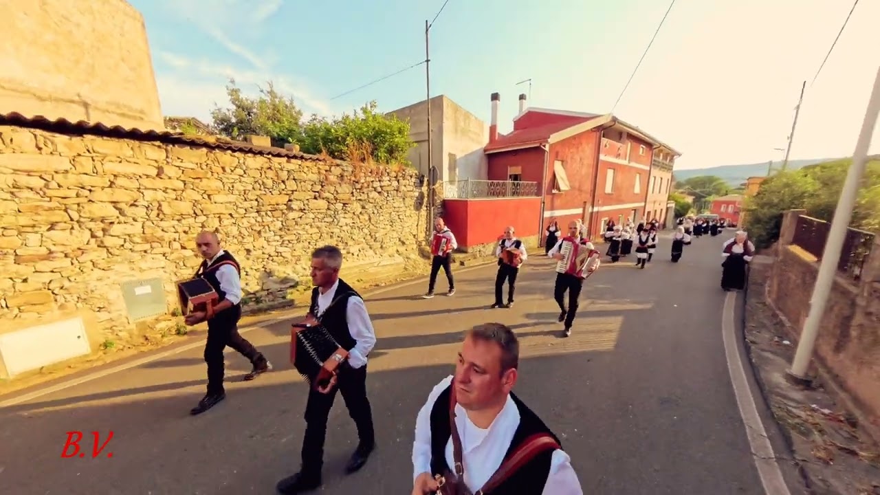 Sant'Elia 2025 la processione Nuragus 5 Luglio