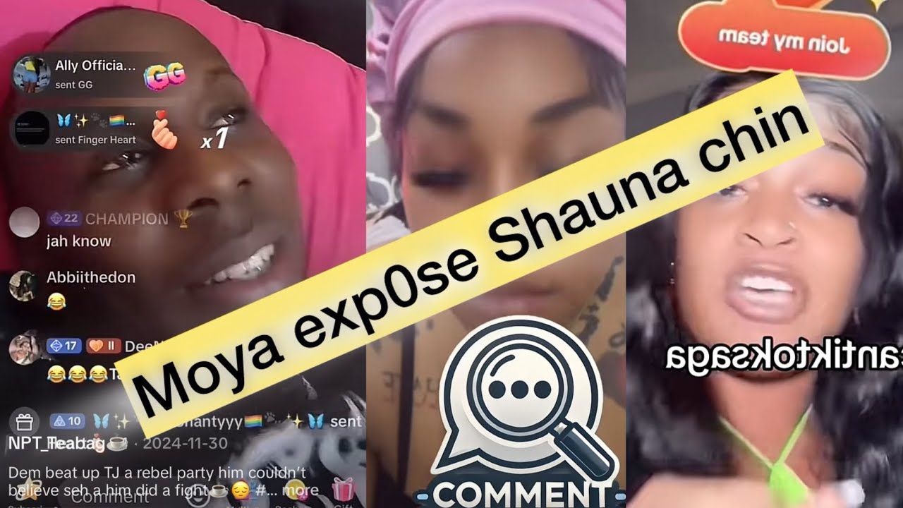 OMG 😱moya just exp0se Shauna chin because of tj must be watch………