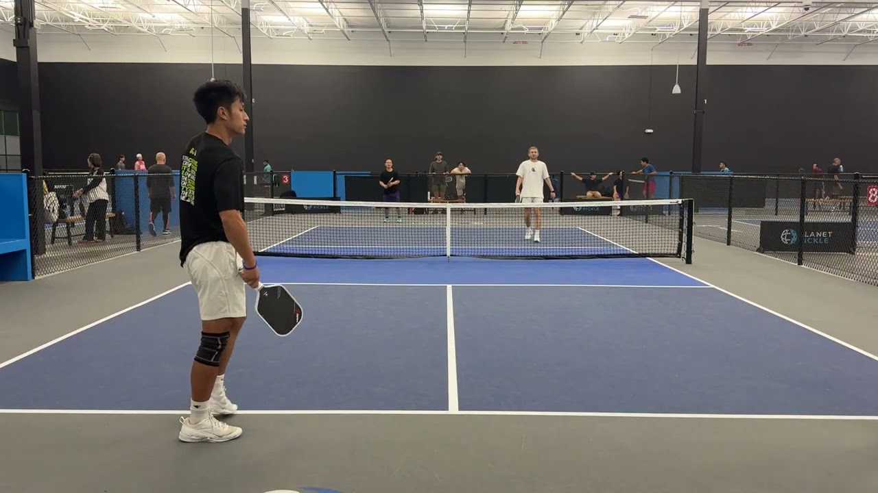 4.0 Champions take on challenge court (4.5 Pickleball)