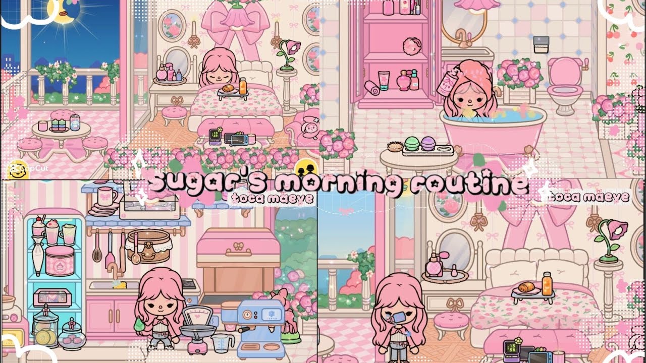 [toca world] sugar's morning routine