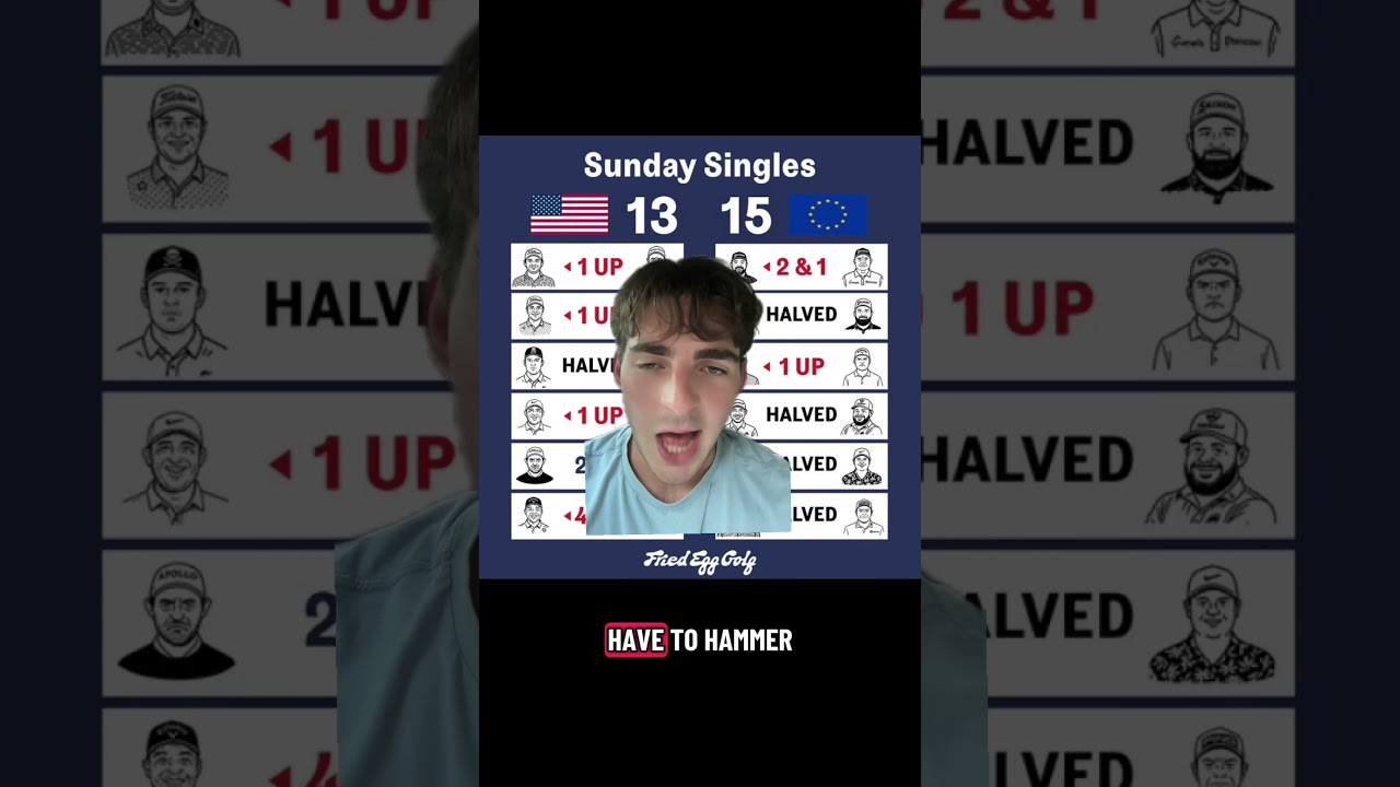 RYDER CUP INSTANT REACTION🤯 INSANITY 