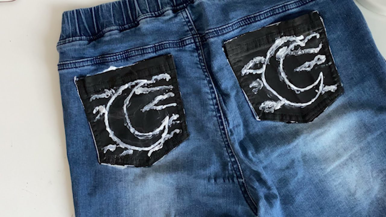 DIY - Acrylic Paint On Jeans l Diy All The Way
