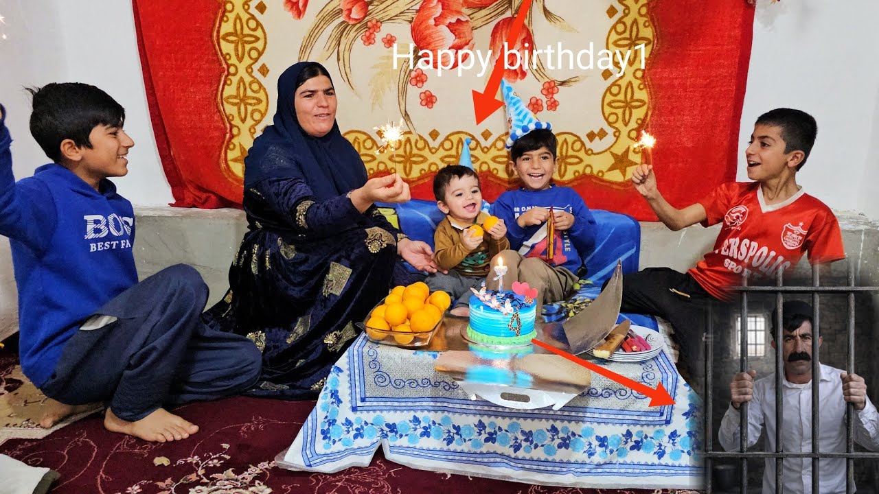 After a year of Ashkan's age, Fatima was able to have a birthday.🎉 🎂