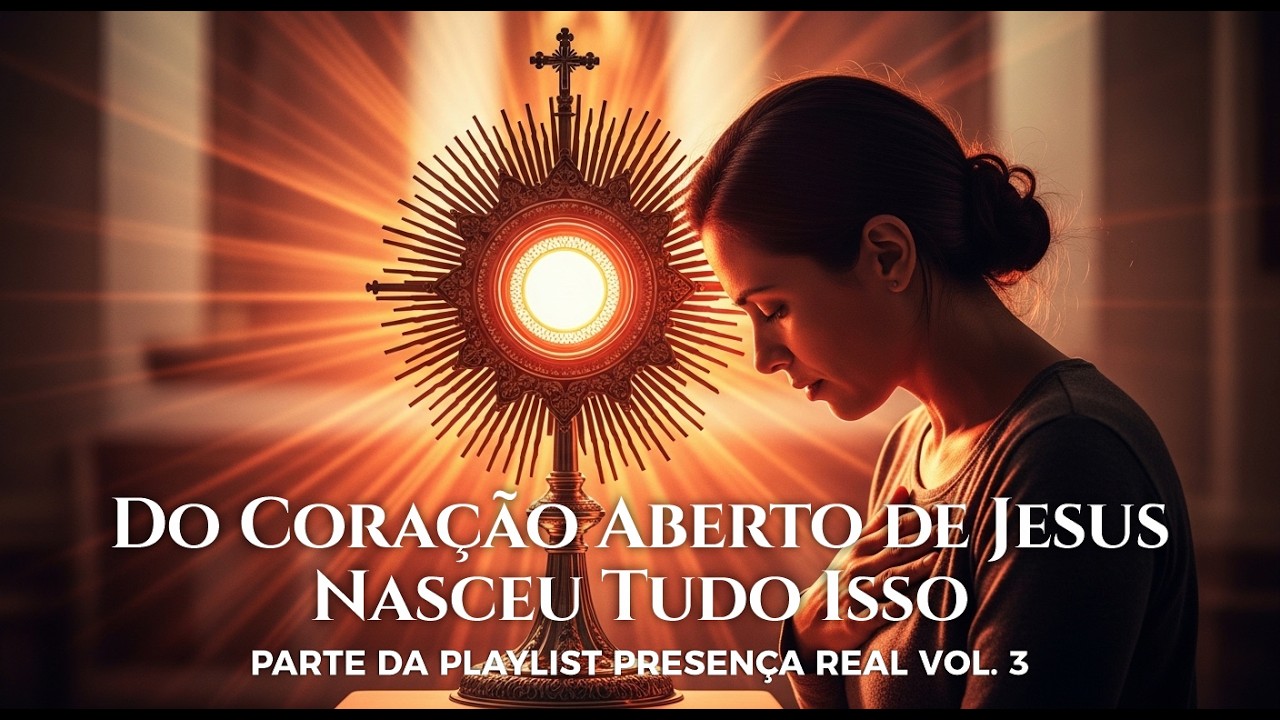 Do Coração Aberto de Jesus Nasceu Tudo Isso ❤️ | Coração Eucarístico | Som Que Eleva