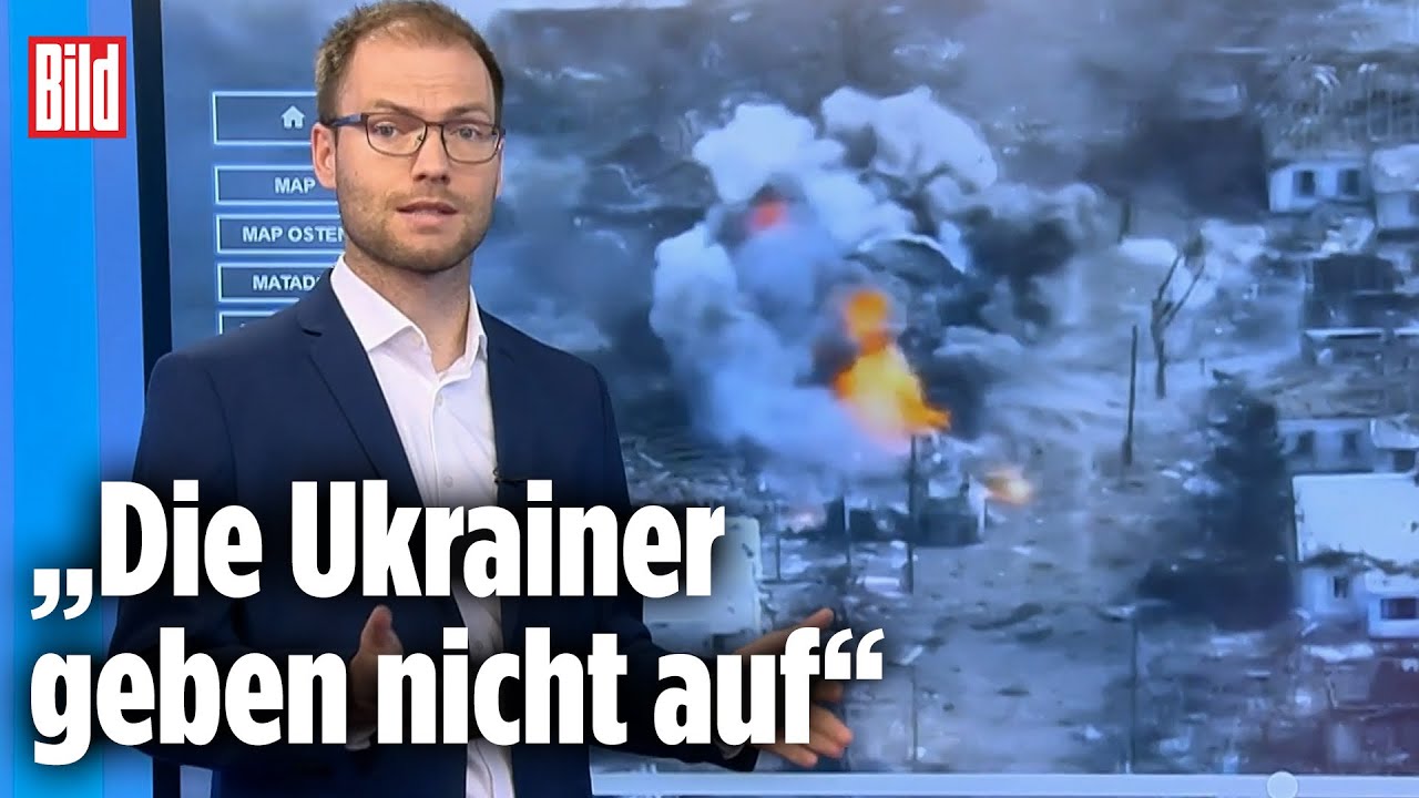 Mit deutscher Panzerfaust: Freiwillige zerstören Putin-Panzer | BILD-Lagezentrum | Ukraine-Krieg
