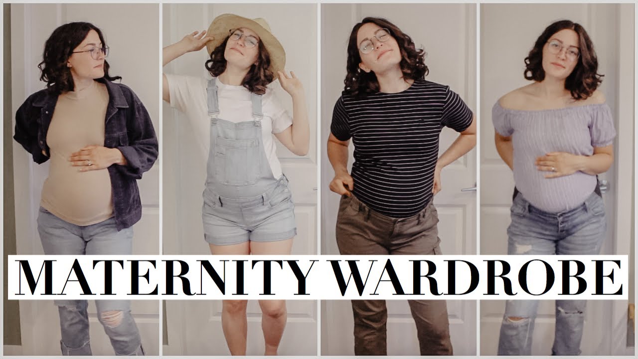 Spring Maternity Outfits || CAPSULE WARDROBE