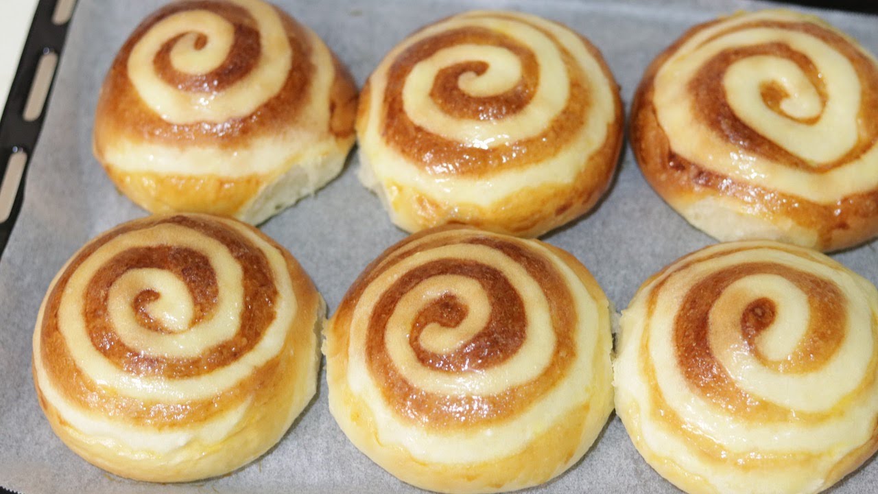 custard buns/cream buns recipe--Cooking A Dream