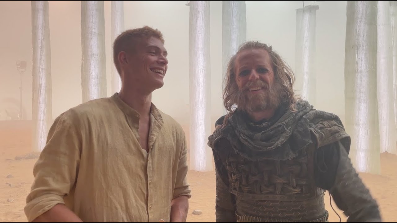 Behind the Scenes of Wheel of Time Season 3 | Josha Stradowski & Fredrik Wagner Having Fun on Set!