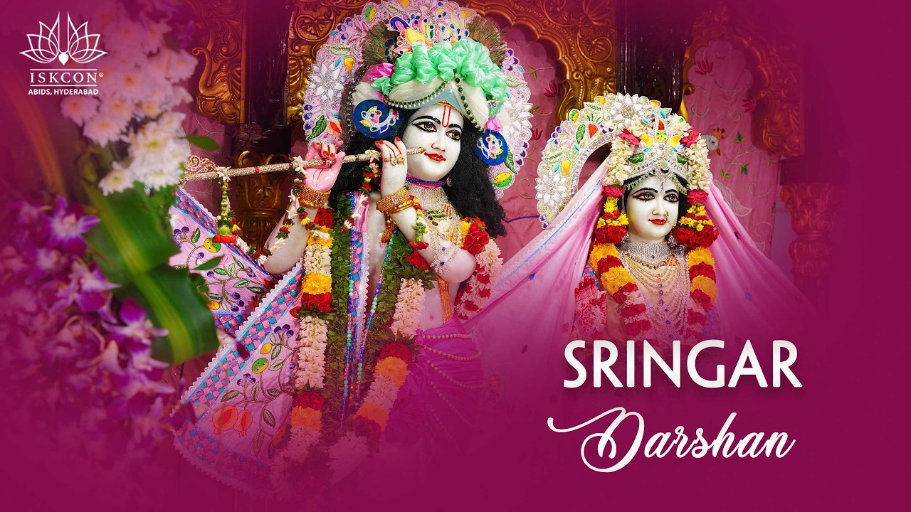 Shringar Aarti Darshan | Guru Puja | Sri Sri Radha Madanmohan Mandir | 15-02-2026 | ISKCON Hyderabad