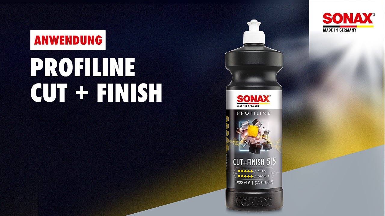 Anwendung SONAX PROFILINE Cut&Finish + SONAX PROFILINE Prepare
