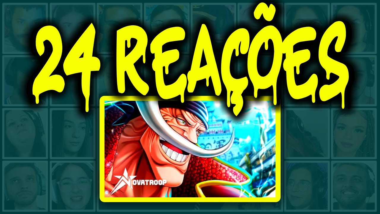 MULT REACT | PAI DO MAR - BARBA BRANCA (ONE PIECE) | NOVATROOP