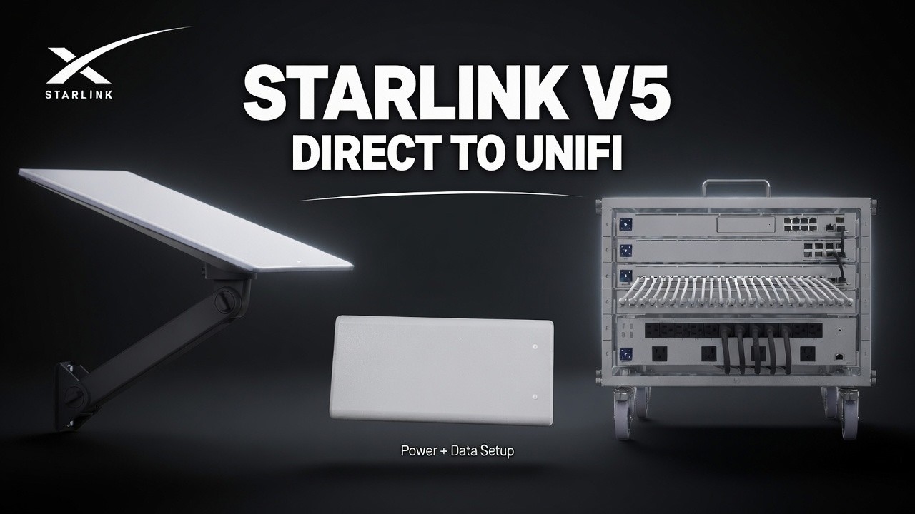 Простое подключение Starlink V5 напрямую к сетям Ubiquiti: прорыв!