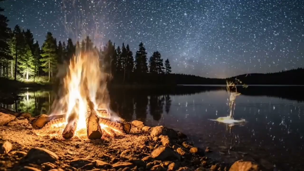 ASMR Fireplace Crackling 🔥 Cozy Fire Sounds for Deep Sleep, Relaxation & Stress Relief