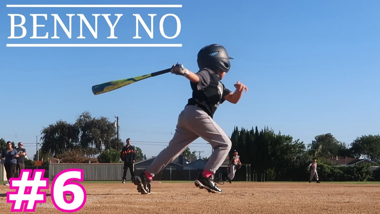 4 YEAR OLD HITS HIS FIRST HOME RUN (INSIDE THE PARK) | BENNY NO | COACH PITCH SERIES #6