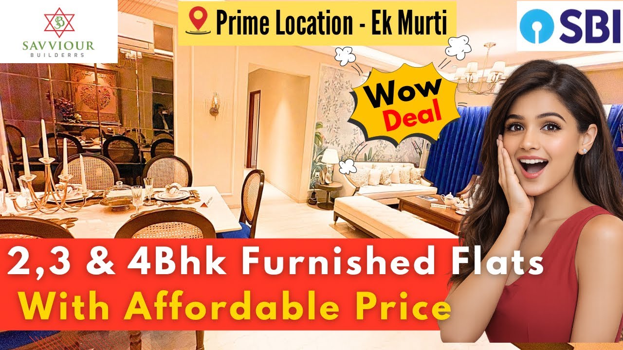 2/3 & 4Bhk Furnished Flat Saviour Virdhi @Best Price | SBI Loan Luxury & Prime Location #3bhk #4bhk