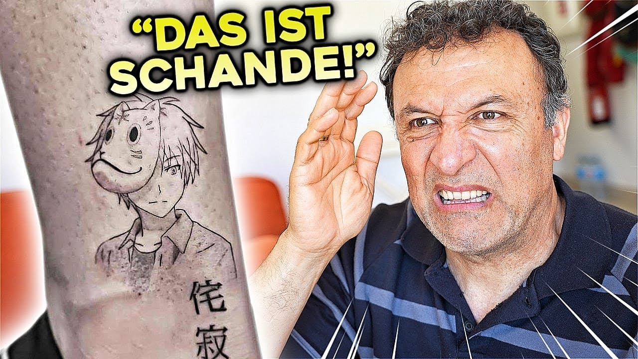 Ich zeige meinem Vater MEIN TATTOO.. (RIP) | Kurono