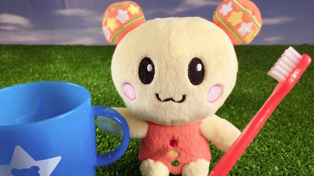 うーたん はみがきしよう！★わんわん いないいないばあっ！ 歯ブラシ 仕上げ磨き