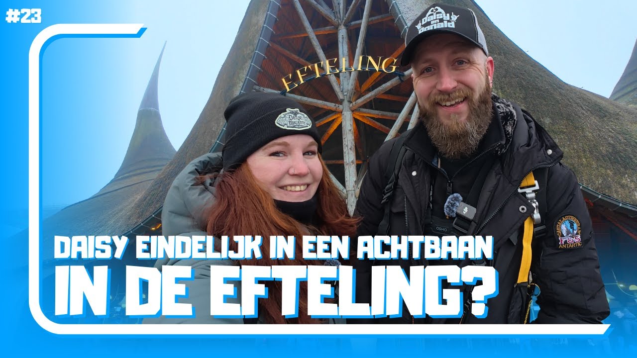 Daisy EIndelijk in een Achtbaan in de Efteling? - VLOG 23