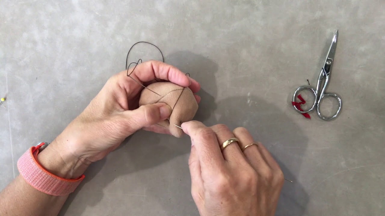 Needle sculpting a Nose