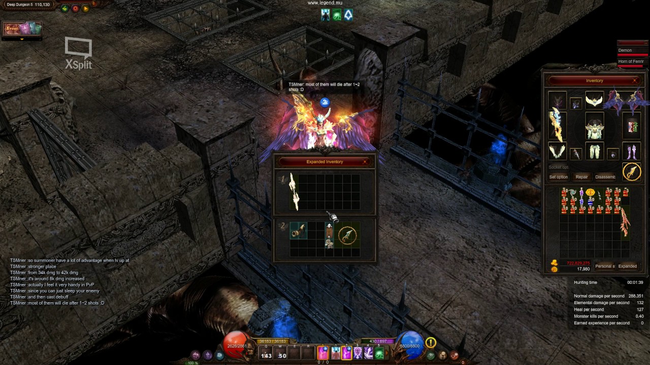 Test Summoner Defense reduce buff - Test Socket, Dark Angel, Blessed Divine stick
