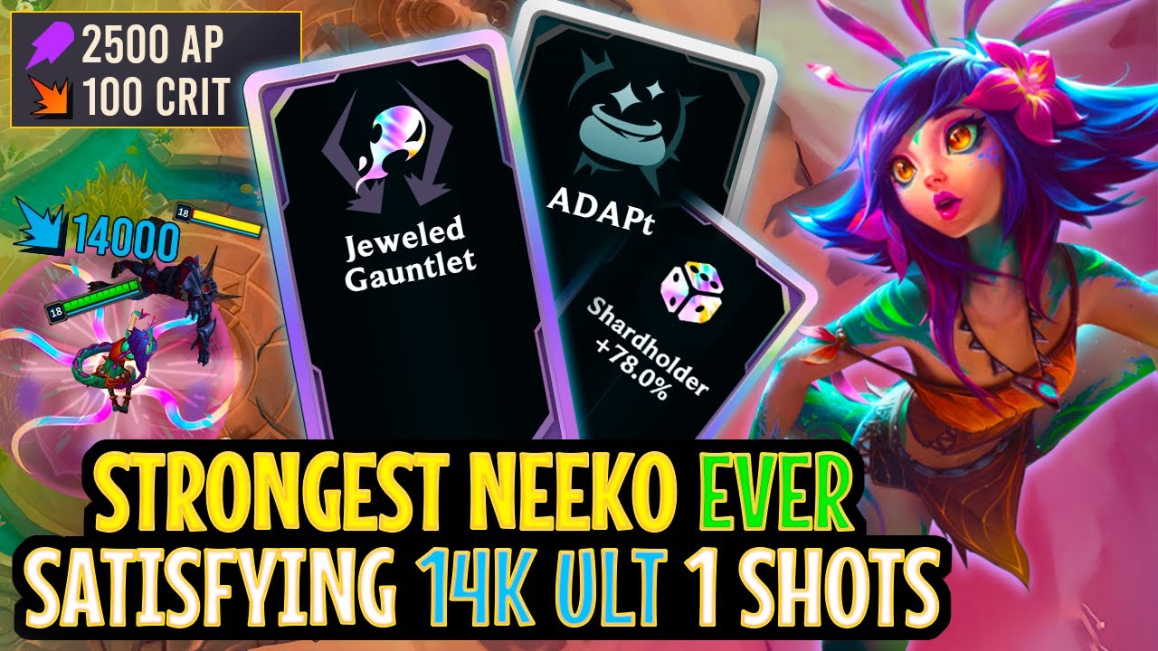 🌸 Anvil Run Neeko = 14 000 урона ULT 1 Shots | Сильнейший Нико за всю историю | Арена от А до Я 5...