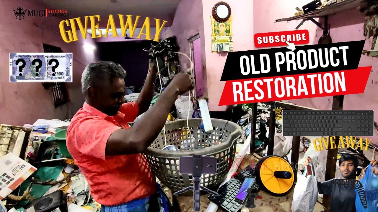 Restoration | இரும்பு கடை iphone | katapai Scrap old product repair camera give away #shorts #diy