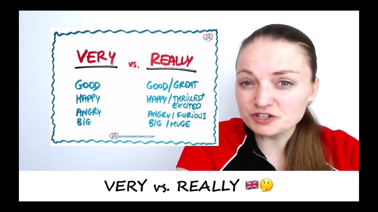 VERY vs. REALLY - Jak i ich używać z przymiotnikami 🇬🇧🤔? #ZapytajKate