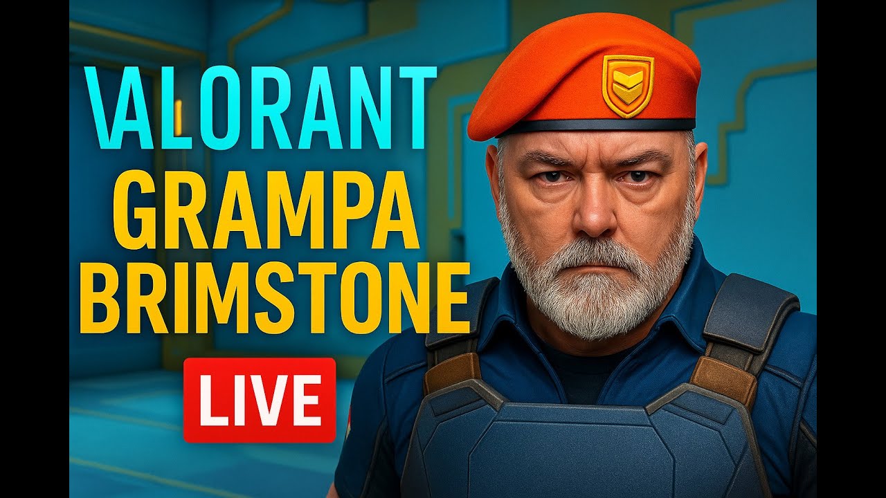 VALORANT Live &mdash; Grampa Brimstone Takes Command! | Ranked Gameplay & Tactical Chaos
