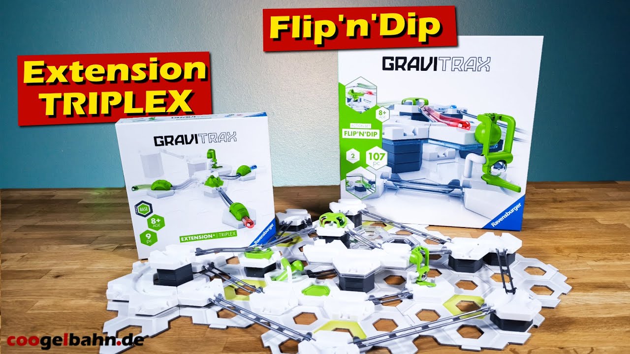 Noch mehr Sets mit alten Bekannten: Action-Set FLIP 'N' DIP ➕  Extension TRIPLEX im Check