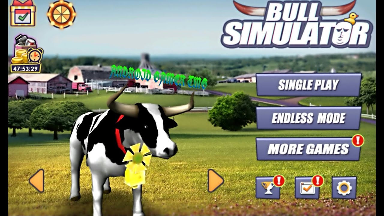 Bull Simulator 3D - HD Android Gameplay - Arcade games - Full HD Video (1080p)