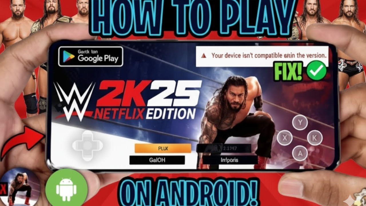“WWE 2K25 Mobile Download + Fix – Real Gameplay Proof!”