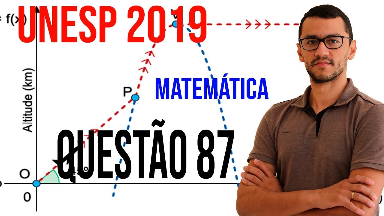 Questão 87   UNESP 2019   Matemática