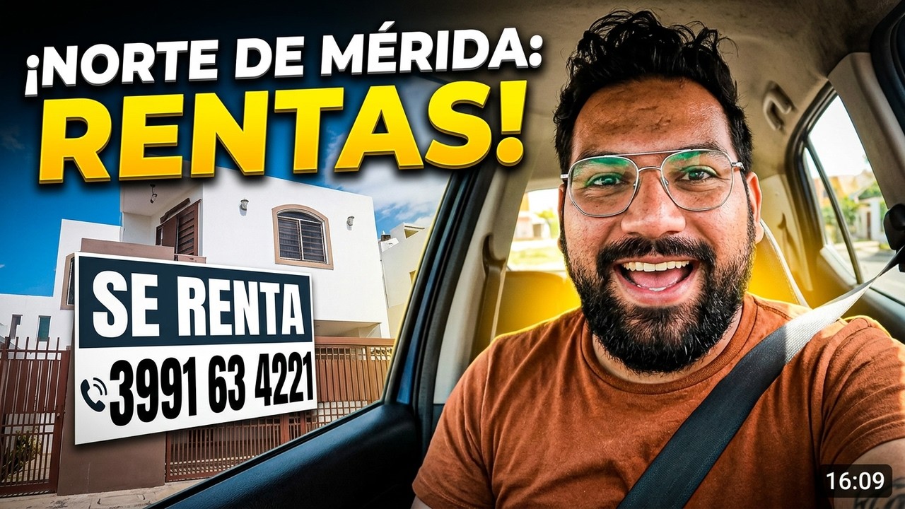 ¿Cuánto CUESTA RENTAR CASA en el NORTE de MÉRIDA?