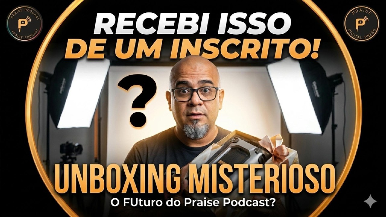 RECEBI UM PRESENTE MISTERIOSO DE UM INSCRITO! 🎁 O futuro do Praise Podcast?