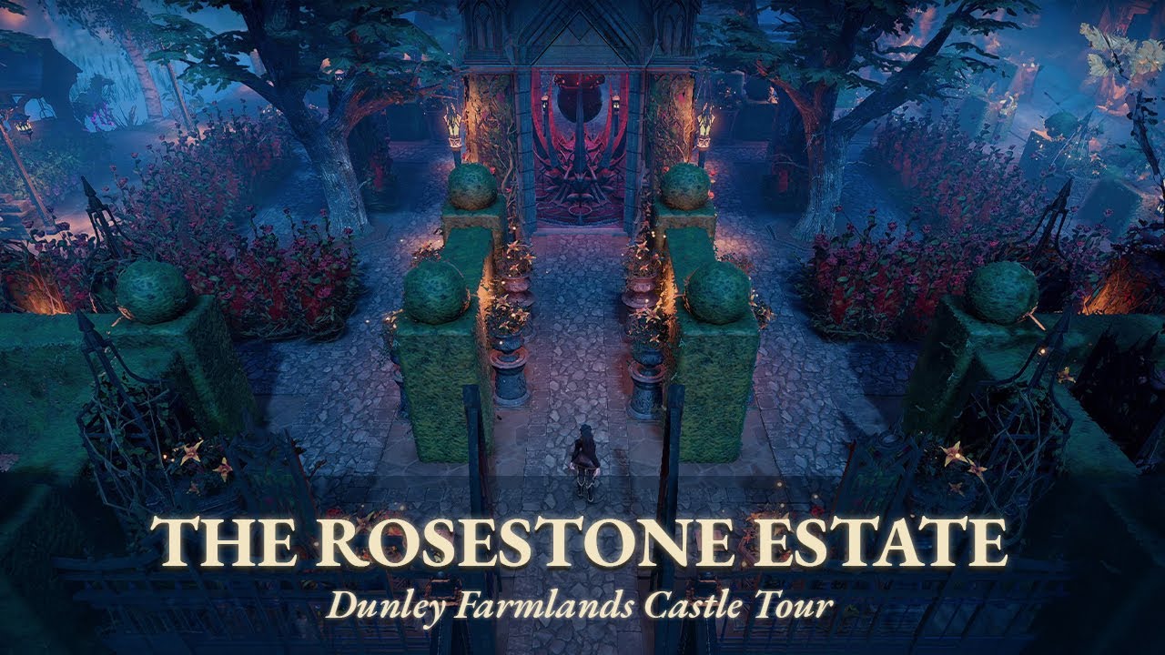 Dunley Farmlands Castle Tour: The Rosestone Estate (V Rising PS5 | 4K) 🧛‍♀️🦇🐺🩸