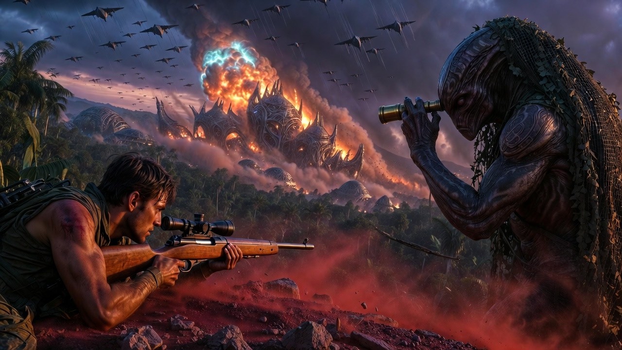 Human Sniper Destroyed an Alien Fortress With a 3KM Shot | Analog Warfare Story