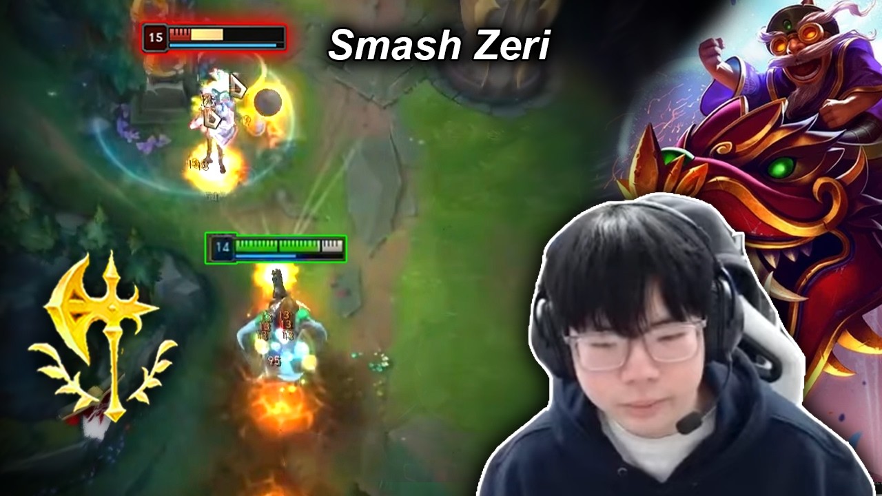 Когда Lazyfeel Corki встречаются со Smash Zeri в матче корейского претендента (с английскими субт...