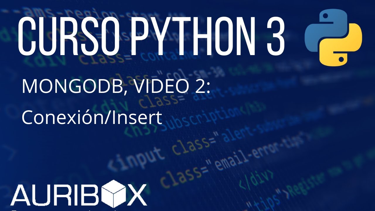 DB: 2 MongoDB Conexión/Insert con Python 3