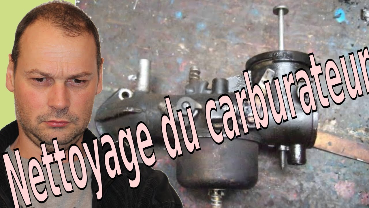 NETTOYAGE DU CARBURATEUR DU TRACTEUR TONDEUSE