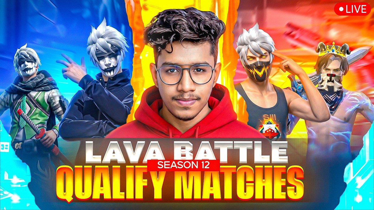 🔴LIVE🔴 LAVA BATTLE 🔥GROUP A & B QUALIFY MATCHES