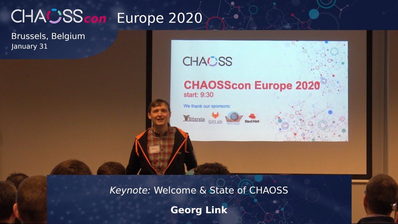 Keynote: Welcome & State of CHAOSS | Georg Link | CHAOSScon EU 2020
