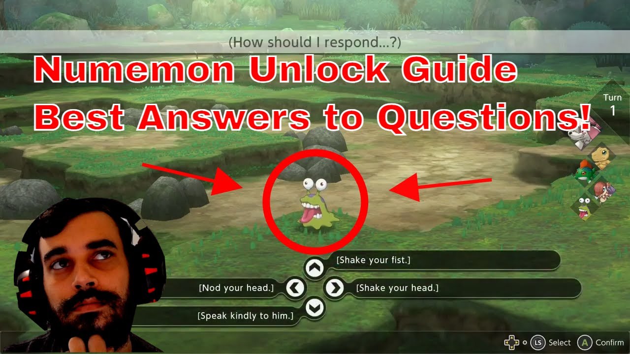 Digimon Survive Numemon Best Answers to Questions!
