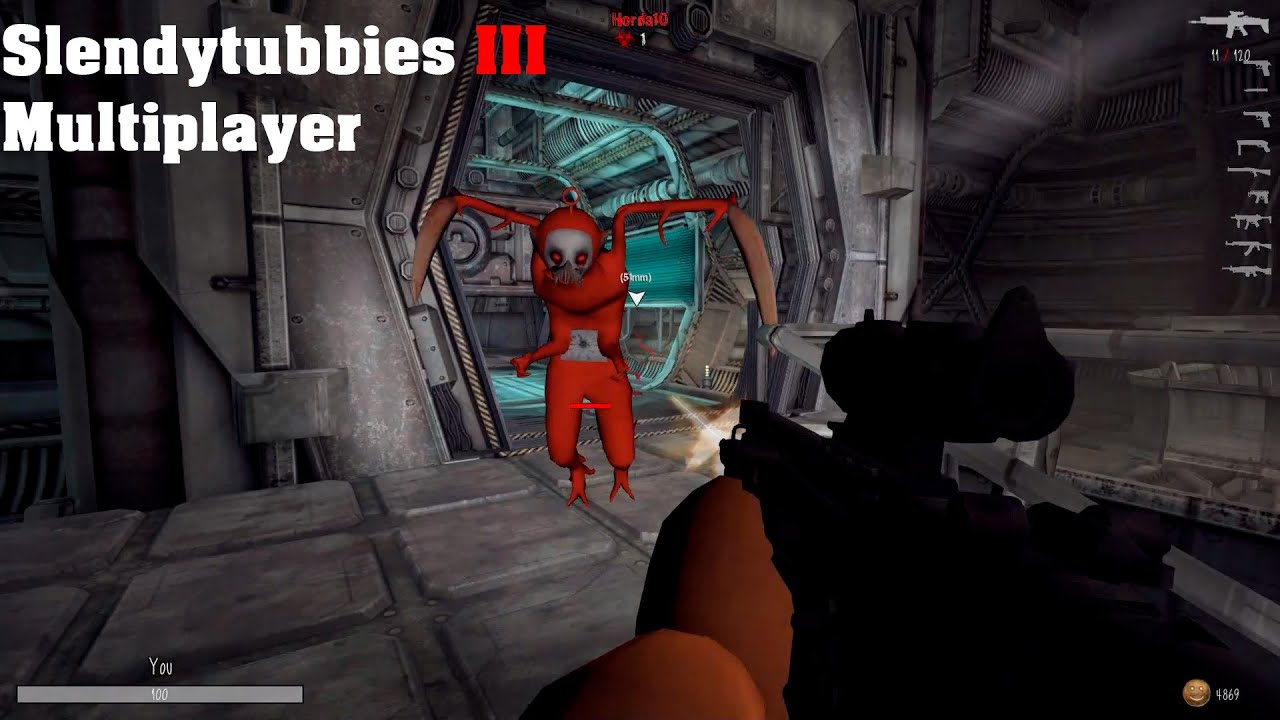 Sobrevivendo na estação de satélite sem morrer - Slendytubbies 3 Multiplayer