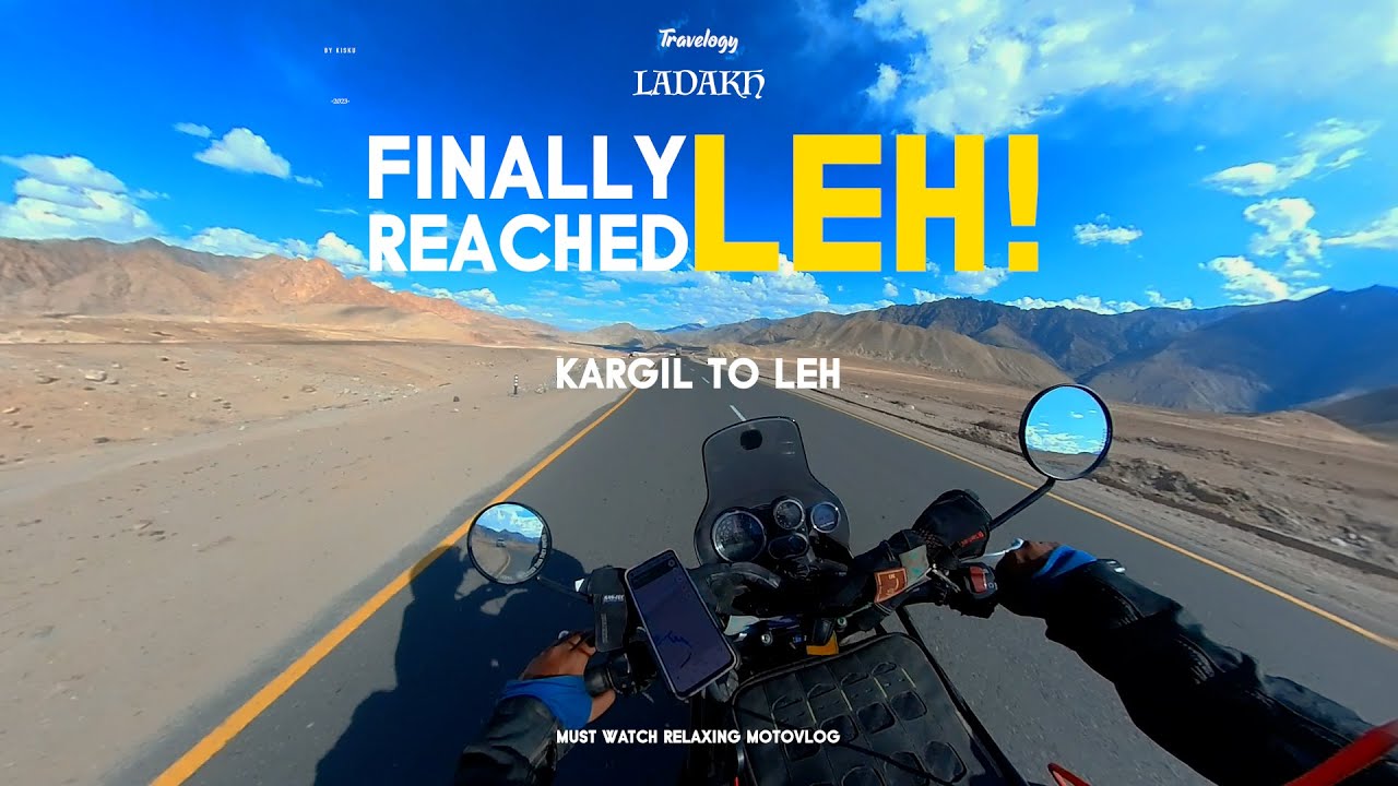 CHAPTER 4 | FINALLY REACHED LEH! | NAMIKA LA | LAMAYURU | LADAKH 2023 | SOLO RIDE | AUGUST 2023