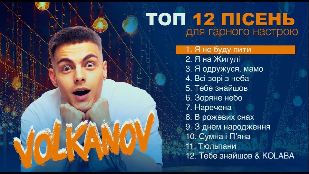 VOLKANOV - ТОП ПІСЕНЬ ДЛЯ ГАРНОГО НАСТРОЮ 2025