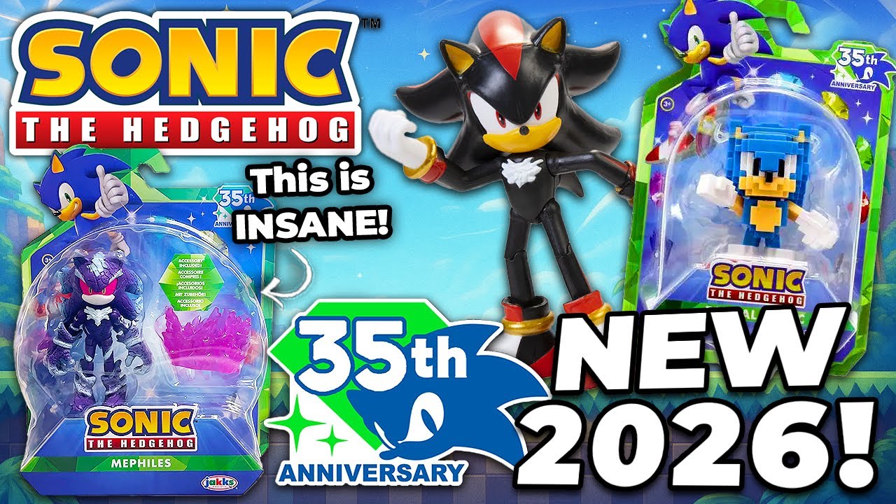 НОВЫЕ фигурки Sonic 35th Anniversary 2026 выглядят НЕВЕРОЯТНО!