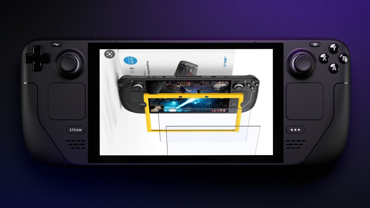 How To Install Tempered Glass Screen Protector For Steam Deck - Jsaux Tempered Glass - 👍🏻